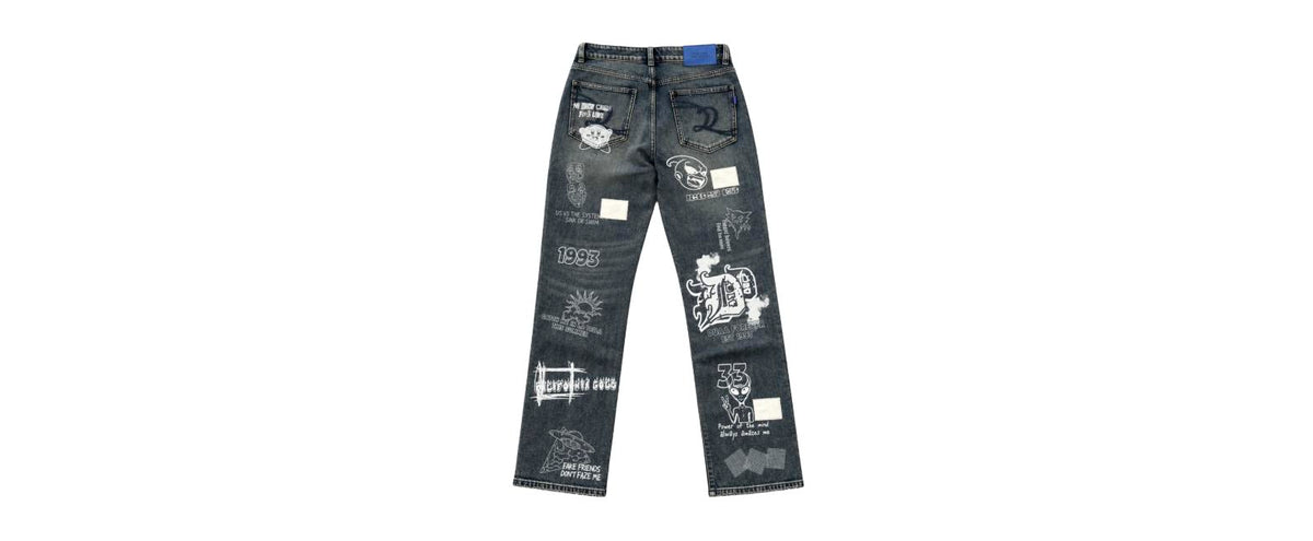 DUAA Thoughts Blue Denim