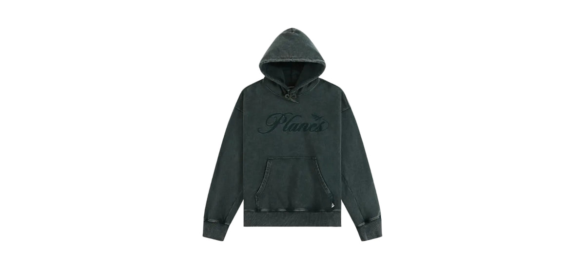 Planes Script Washed Hoodie